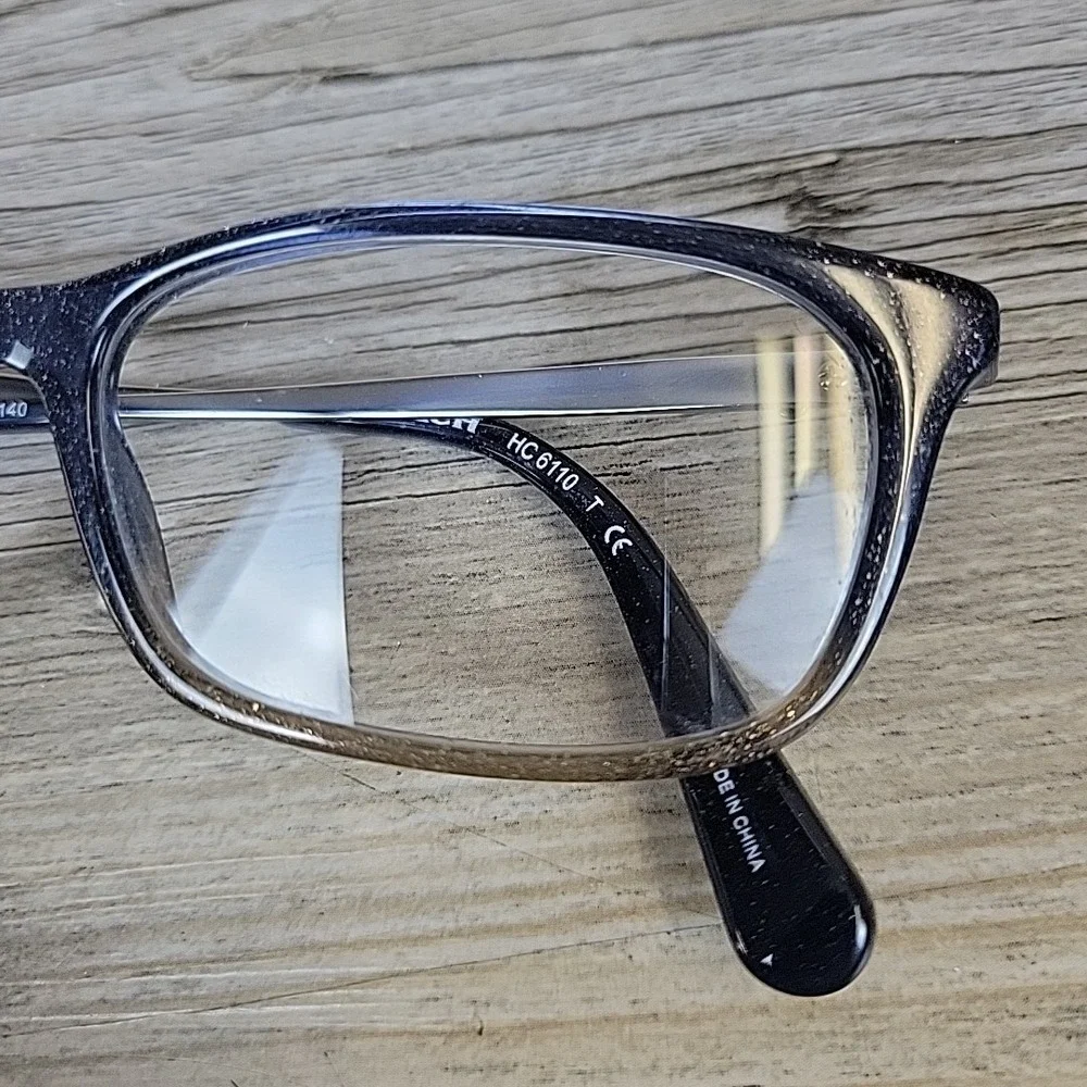 COACH NEW YORK HC6110 5489 Denim Taupe Glitter Gradient Eyeglass Frame 52-16-140